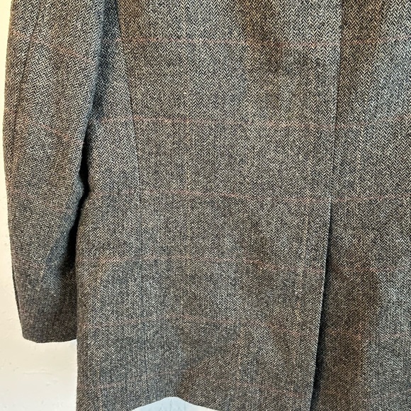 Classic Vintage Men’s Brown Wool/Alpaca Tweed Academia Preppy Blazer Sz 40S - Picture 8 of 13